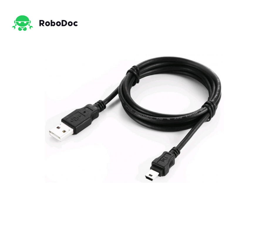 Mini USB 2.0 A To Mini B Cable For Arduino Nano Black Price In BD | RoboDoc