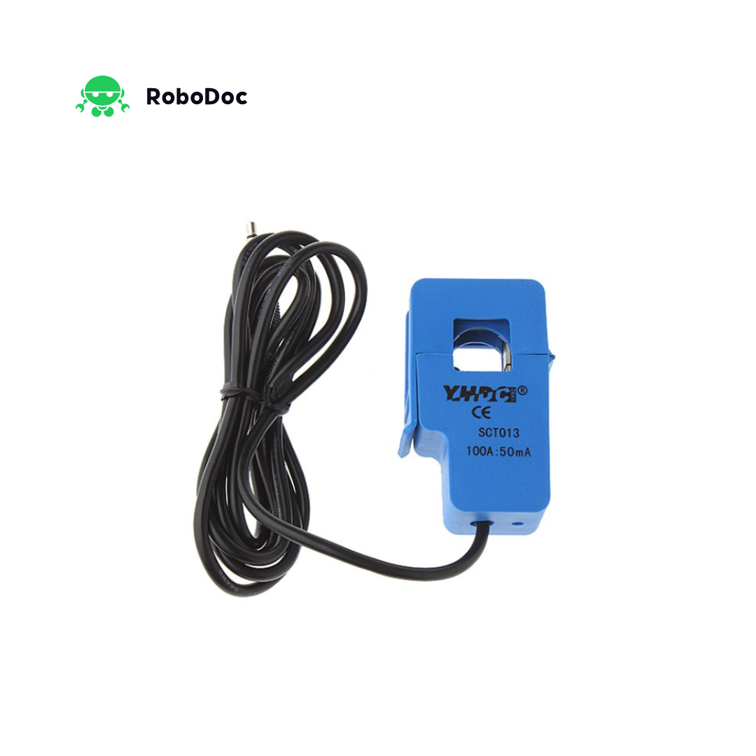 Non-invasive AC Current Sensor Split Core Current Transformer SCT-013 ...